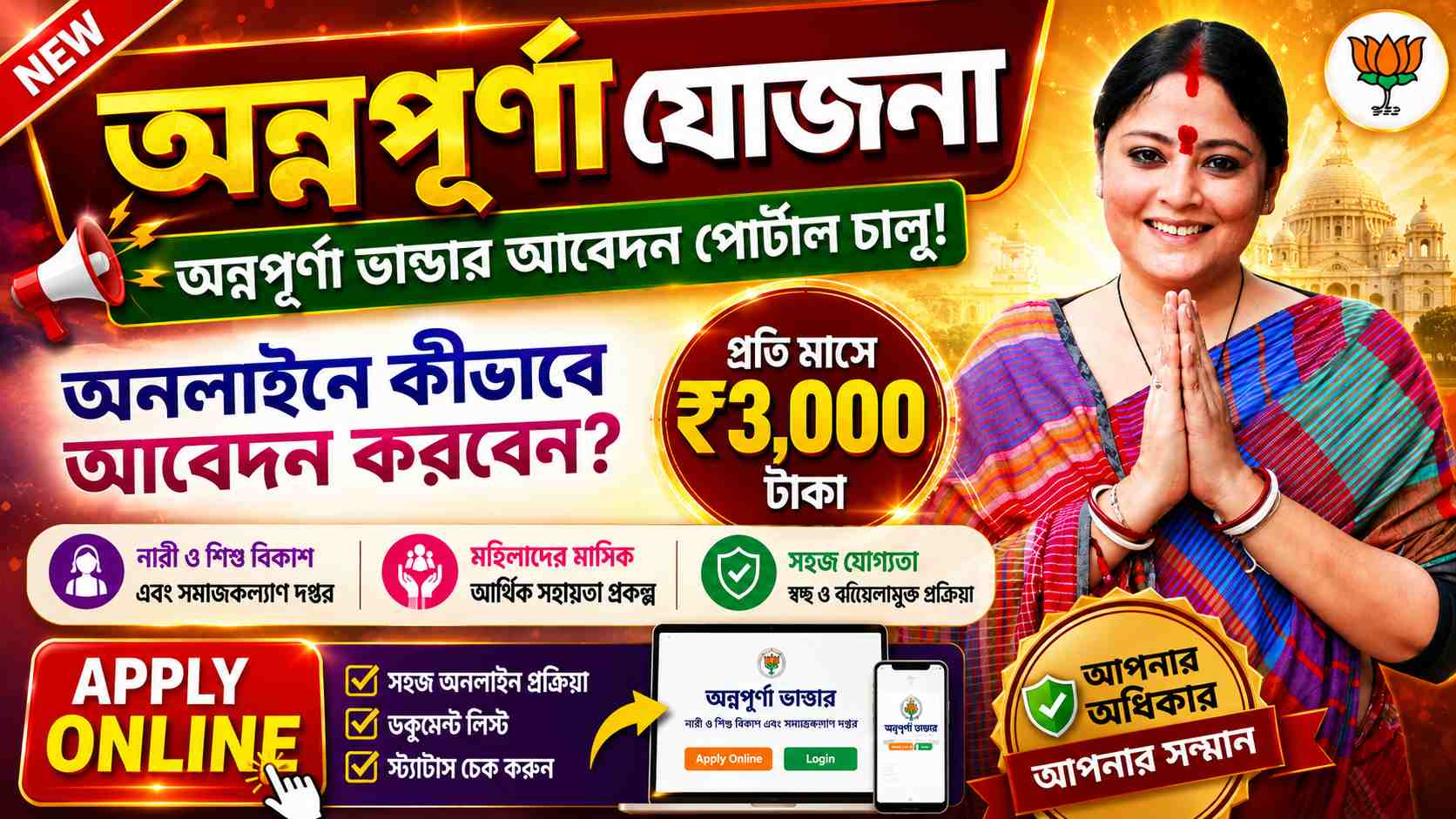 অন্নপূর্ণা যোজনার সমস্ত লিংক